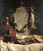 BRAY, Joseph de Still-life in Praise of the Pickled Herring df France oil painting reproduction